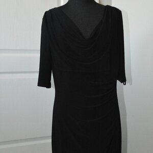 Lauren Ralph Lauren Wrap Dress Black size 14